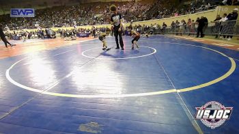 46 lbs Semifinal - Nathaniel Morin, Fitness Fight Factory Wrestling Club vs Taylor Cary, Owasso Takedown Club
