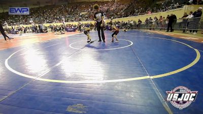 46 lbs Semifinal - Nathaniel Morin, Fitness Fight Factory Wrestling Club vs Taylor Cary, Owasso Takedown Club