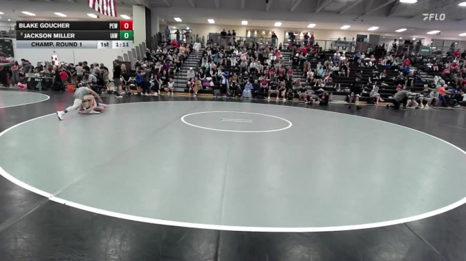 100 lbs Champ. Round 1 - Blake Goucher, Prodigy Elite Wrestling vs ...