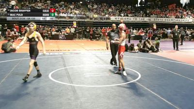 6A 120 lbs Cons. Round 1 - Jacob Shaffer, Houston Clear Lake vs Mac Fuld, Richardson