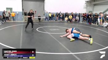 285 lbs Round 1 - Wyatt Abbett, Chugach Eagles Wrestling Club vs Sawyer Jones, Mat-Su Matmen