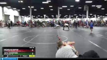 100 lbs Round 2 (8 Team) - Nicholas Raptis, U2 Upstate Uprising Gold vs Seth CRawford, 84 Athletes