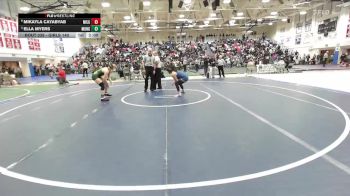 Girls 140 lbs Quarterfinal - Ella Myers, Monterey Girls vs Mikayla Cayabyab, Milpitas&nbsp;Girls