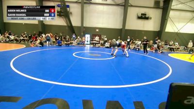138 lbs Cons. Quarters - Aiden Nelmes, Cowboy Mat Club vs Gavin Rangel, Newberg High School Wrestling