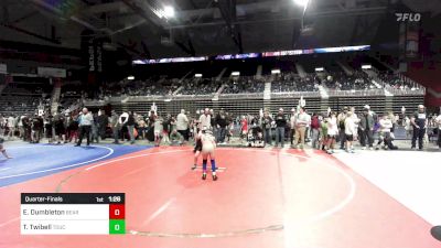 77 lbs Quarterfinal - Everett Dumbleton, Bear Cave vs Tucker Twibell, Touch Of Gold