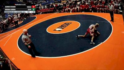 106 lbs Quarterfinals (8 Team) - Aiden Evans, Vandalia vs Indigo Berg, Chicago (C. Hope Academy)