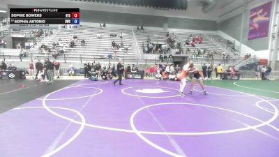 59 kg Cons. Rd Of 16 - Sophie Bowers, Burg Training Center vs Sophia Antonio, Dragon Wrestling Club