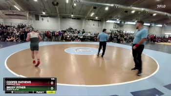 106 lbs Cons. Round 7 - Brody Pitner, North Platte vs Cooper Mathews, Cherokee Trail