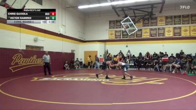 125 lbs Cons. Round 2 - Chris Gaxiola, Santa Rosa Junior College vs Victor Ramirez, Modesto Junior College