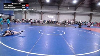92 lbs Rr Rnd 1 - Kole Wasser, Mat Assassins - MSB vs Carter Bowling, CT Whale - MSB