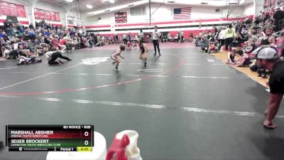 60B Semifinal - Marshall Abshier, Odessa Youth Wrestling vs Seger Brockert, Lexington Youth Wrestling Club