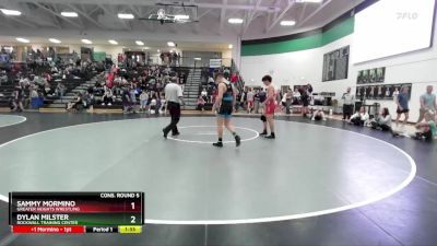 150 lbs Cons. Round 5 - Dylan Milster, Rockwall Training Center vs Sammy Mormino, Greater Heights Wrestling