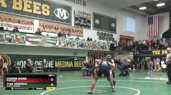 120 lbs Champ. Round 2 - Cooper Shore, Miami East vs Tyer Hendrick, Elyria Catholic