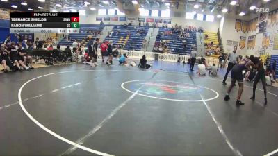 157 lbs Round 4 (8 Team) - Terrance Shields, SOWA /HWC vs Faron Williams, Cypress Creek