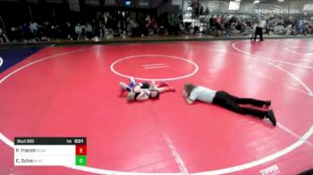 54 lbs Quarterfinal - Parker French, Bear Cave vs Eddie Sylva, Black Hills Wrestling Academy