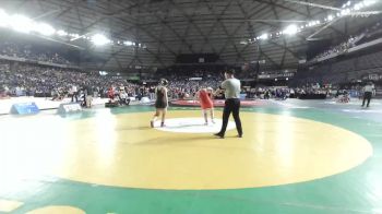 Girls 3A 130 lbs Champ. Round 1 - Abigail Gamm, Snohomish (Girls) vs Gabrielle Stalker, Timberline (Girls)