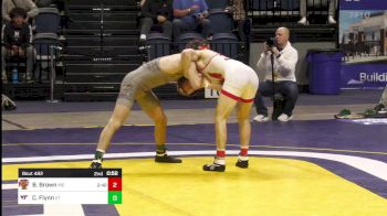 125 lbs Consi Of 8 #2 - Braxton Brown, Maryland vs Cooper Flynn, Virginia Tech