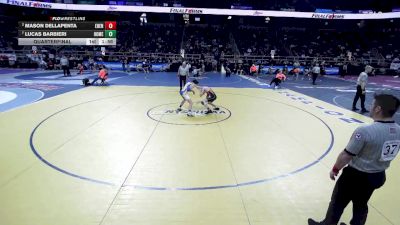 II-110 lbs Quarterfinal - Lucas Barbieri, Homer vs Mason DellaPenta, Eden