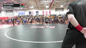 120 lbs Consolation - Giselle Barrera, Goffstown vs Sara Snavely, Merrimack