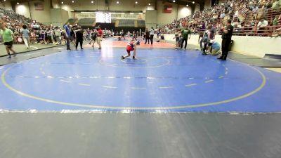 110 lbs Quarterfinal - Gunner Burns, Walton Takedown Club vs Brandyn Kozlowski, Backyard Bullies Wrestling Club