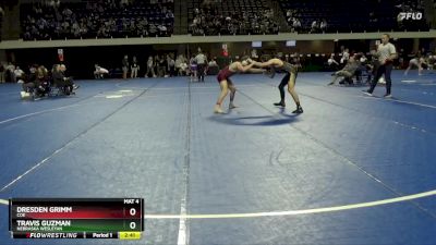 149 lbs Cons. Round 2 - Travis Guzman, Nebraska Wesleyan vs Dresden Grimm, Coe