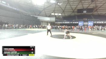 59 lbs Champ. Round 3 - Roman Carter, Mat Demon Wrestling Club vs Tate Eaton, Maddogs Wrestling