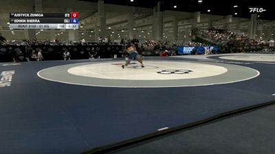 61 kg Champ. Rd Of 32 - Justyce Zuniga, SilvaBack Training Center vs Edwin Sierra, California