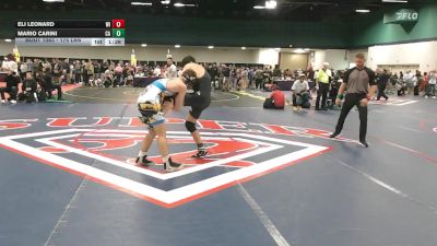175 lbs Quarterfinal - Eli Leonard, WI vs Mario Carini, CA