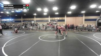 215 lbs Consi Of 32 #2 - Max Dokson, Alamosa vs Devin Hinman, Redmond HS