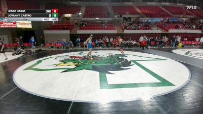 120 lbs Round 3 - Semis (4 Team) - Jesse Harjo, Conroe Caney Creek vs Jovanny Castro, Grand Prairie