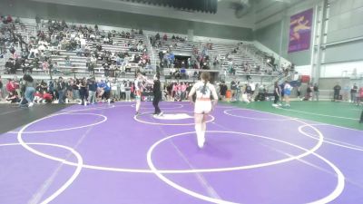 65 kg Cons. Sub-quarters - Zoe Fries, Missouri Baptist Wrestling Club vs Savannah Chao, Level Up Wrestling Center