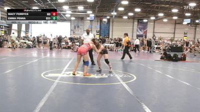 120 lbs Rr Rnd 2 - Macy Fordyce, Indiana Outlaws Purple vs Emma Penna, Become The Bull