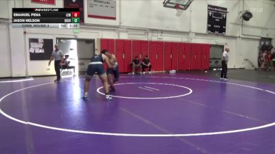 197 lbs Cons. Round 3 - Jason Nelson, Cerritos College vs Emanuel Pena, Lemoore College