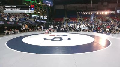 132 lbs Semis - Paul Kenny, New Jersey vs Blaze Van Gundy, Ohio