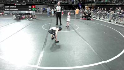 45 lbs Consi Of 16 #2 - Luca Maggio, Spazz Wrestling vs Rocco Werner, Iron Horse