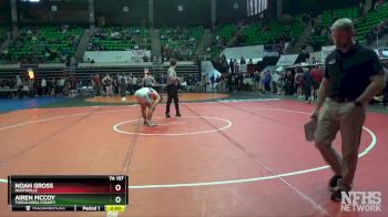 7A 157 lbs 5th Place Match - Noah Gross, Huntsville vs Airen McCoy, Tuscaloosa County