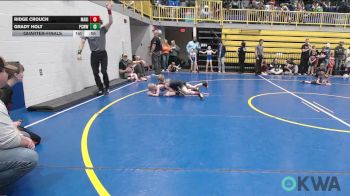 55 lbs Quarterfinal - Ridge Crouch, Madill Takedown vs Grady Holt, Ponca City Wildcat Wrestling