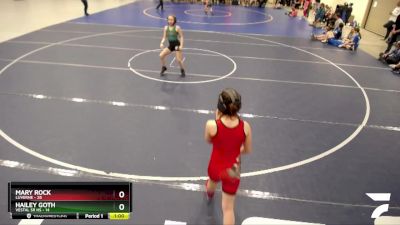 Quarterfinal - Mary Rock, Luverne vs Hailey Goth, Vestal Sr HS