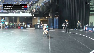 70 lbs Cons. Semis - Beau Krause, Kingdom vs Rowin Gallo, Gold Schopp