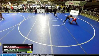 135 lbs Cons. Round 1 - Aaron Hemmer, Red Star Wrestling Academy vs Brandon Partida, Total Kaos Wrestling Club