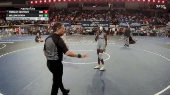 G 100 lbs Cons. Semi - Anjelah Jackson, East Ascension Girls vs Willow Dixon, Walker Girls