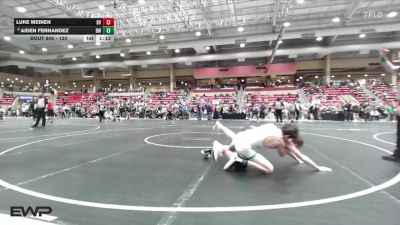 120 lbs Champ. Round 1 - Luke Meinen, Blue Valley vs Aiden Fernandez, Derby WC