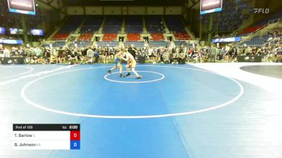 113 lbs Rnd Of 128 - Tyler Barlow, Illinois vs Brock Johnson, Kansas