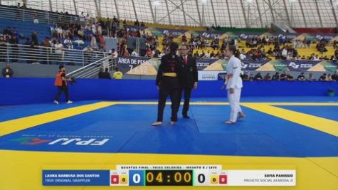 SOFIA PANISSIO vs LAURA BARBOSA DOS SANTOS 2026 FPJJ Campeonato Paulista