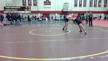 184 lbs Cons. Semi - Carson Gooley, Southern Oregon vs Owen Gudmundson, Simon Fraser (B.C.)