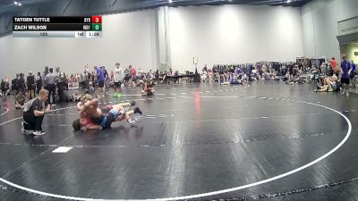 123 lbs Round 4 (8 Team) - Tayden Tuttle, Backyard Brawlers vs Zach Wilson, Indiana Outlaws
