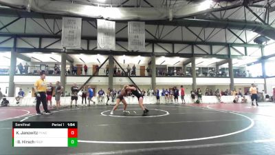 123-131 lbs Semifinal - Bree Hirsch, Toss Em Up Wrestling Academy vs Kyla Janowitz, Palmyra Youth Wrestling Club