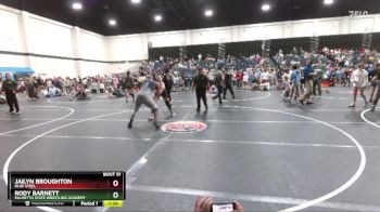 Round 3 - Rody Barnett, Palmetto State Wrestling Academy vs Jailyn Broughton, Blue Steel