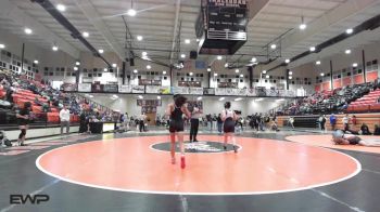 110 lbs Round Of 16 - Kaylyn Chism, Tahlequah JH Girls vs Isabella Rodriguez, McAlester High School Girls