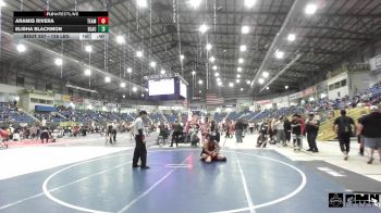126 lbs Consi Of 8 #2 - Aramis Rivera, Team Montana vs Elisha Blackmon, Black Fox Wrestling Academy